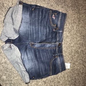 Hollister jean shorts